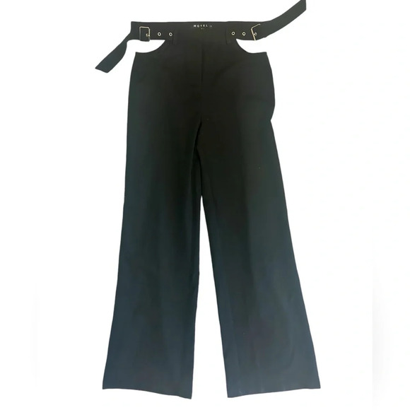 Motel wide leg  hip cut out pants size S excellent condition - Picture 1 of 7